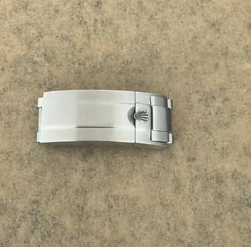 hengfento2 Glide-Lock Buckle Clasp Band Replacement For Rolex Datejust Submariner, GMT, Daytona, DeepSea Strap Adjustable Stainless Steel 16mm