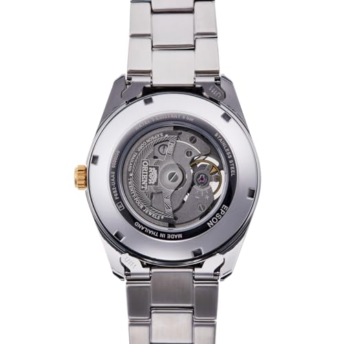 Orient RN-AR0006S Men's Automatic Watch, Contemporary Semi-Skeleton Mechanical Automatic, Open Heart, White, Watch Orient, Mechanical