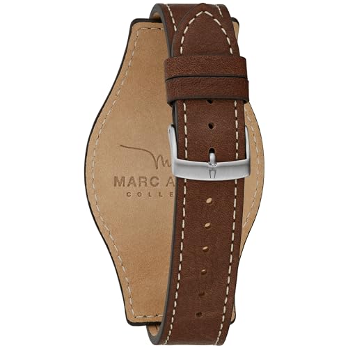 Bulova Marc Anthony Sport Strap Quartz Watch, Stainless Steel, Sapphire Crystal, Blue and Brown
