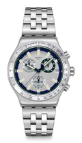 Swatch Skin Irony Unisex Casual Watch Stainless Steel Blue Quartz Water Resistant Midnight in THE Mirror