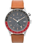 Timex Men's Waterbury 39mm Watch - Tan Strap Black Dial Stainless Steel Case