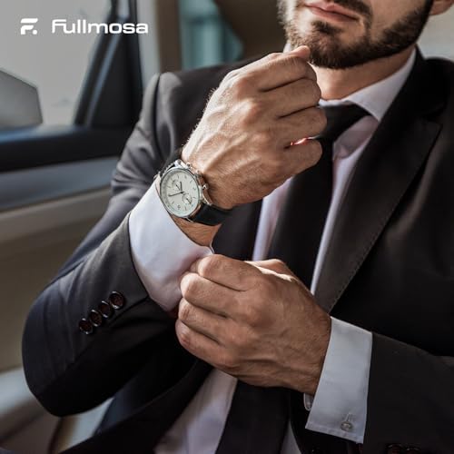 Fullmosa 22mm Quick Release Leather Watch Bands for Garmin Samsung Galaxy