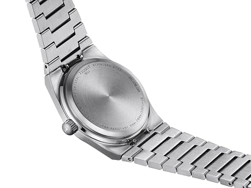 Tissot Unisex Tissot PRX 35mm 316L Stainless Steel case Quartz Watch, Grey, Stainless Steel, 11 (T1372101135100)