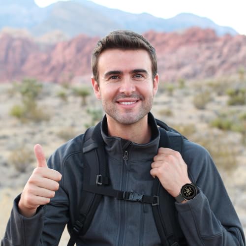 BASUMIU Black Waterproof Work Luxury Dress Tactical Dive Military Digital Man Watches for Men Sports Nice Classic Mens Watches Diver Day Date Running Cool Large Face