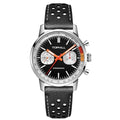 Men's Mechanical Chronograph 40 mm Seagull ST1901 Movement Pilot Watches Manual Winding Men Watch Sapphire Luminous Men's Mechanical Wristwatch (Black)
