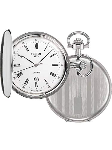 Tissot Unisex-Adult Savonnettes Quartz Stainless Steel Specialities Silver T83655313