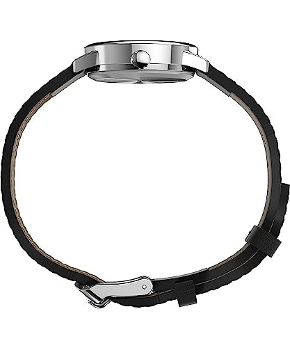 Timex Women's Easy Reader Classic 25mm Watch - Black Strap White Dial Silver-Tone Case