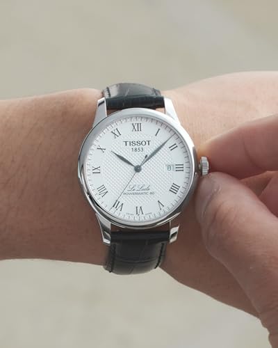 Tissot Men's Le Locle Stainless Steel Dress Watch Black T0064071603300
