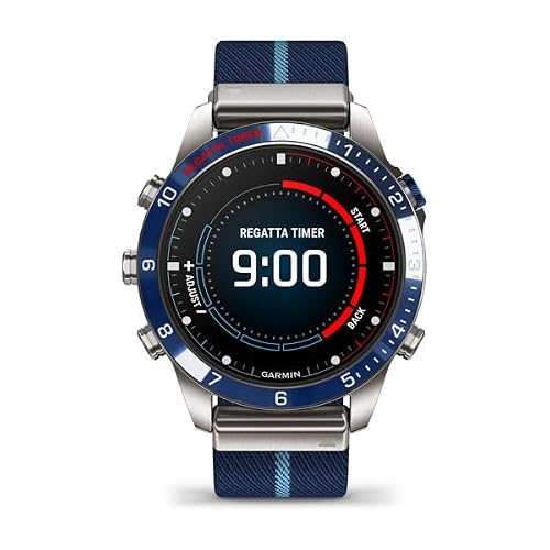 Garmin MARQ Captain, Men's Luxury Tool Watch with Advanced Nautical Features, Track Wind Speed, Direction, Temperature and Tide Information