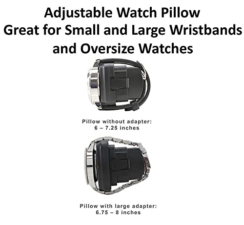 Versa Watch Winder for Automatic Watches - Direct Drive Motor, Touch Button Settings, 12 Settings, Display Light, Adjustable Pillow, Compact Design - Single Watch Winder for Rolexes