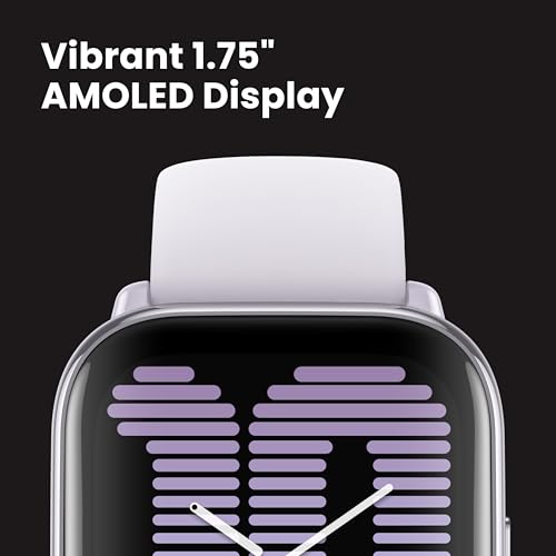 Amazfit Active Smart Watch 42mm, AI Fitness Tracker & Sleep Coach, GPS, Amazon Alexa Built-in, Bluetooth, 14-Day Battery, 120+ Sports Modes, Android & iPhone, Black