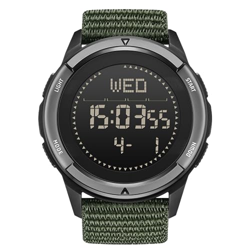 CakCity Military Digital Watches for Men - Compass, Waterproof, Tactical & Sport, Hiking Watches