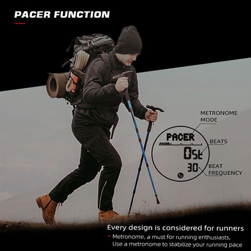 CakCity Military Digital Watches for Men - Compass, Waterproof, Tactical & Sport, Hiking Watches