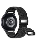 One Click No Gap Braided Bands Compatible with Samsung Galaxy Watch 7 6 4 5 FE Band 40mm 44mm/Galaxy Watch 6 4 Classic 47mm 43mm 42mm 46mm/Watch 5 Pro 45mm, 20mm Elastic Nylon Sport Strap Men Women