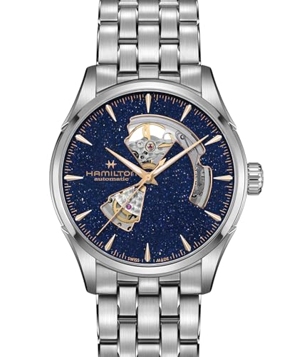 Hamilton Jazzmaster Automatic Mens Watch, 42mm Stainless Steel, Blue Dial