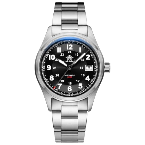 ADDIEDIVE 39 MM Mens Automatic Watches 8215 Movement Waterproof 200M BGW9 Luminous Analog Stainless Steel Field Watch