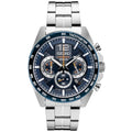 SEIKO SSB345 Watch for Men - Essentials - with Quartz Chronograph, Tachymeter Bezel, Blue Ion-Finish, Date Calendar, Stainless Steel Case and Bracelet, and 100m Water-Resistant