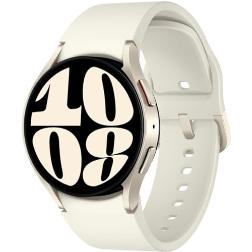SAMSUNG Galaxy Watch 6 (40mm, WiFi + 4G LTE) 1.3" Super AMOLED Smartwatch GPS Bluetooth, Fully Unlocked w/Sleep Coaching, Water Resistant, BP Monitor R935U (w/Fast Charger Cube, Gold) (Renewed)