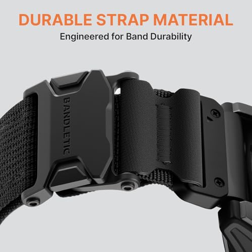 Bandletic Magnetic Bands Compatible with Garmin Instinct 3 50mm Watch Band, 26mm Quick Fit Strap for Fenix 8 51mm/7X 6X Pro/5X Plus/3/3 HR/Instinct 2X/Enduro/Quatix Tactix 8 51mm/Epix Pro (Gen 2) 51mm
