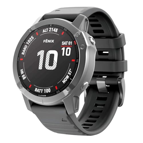 NotoCity Compatible with Fenix 6 Watchbands 22mm band for Fenix 8 47mm/Fenix 6/Fenix 6 Pro/Fenix 5/Fenix 5 Plus/Forerunner 935/Forerunner 945/Approach S60/Quatix 5(Black)