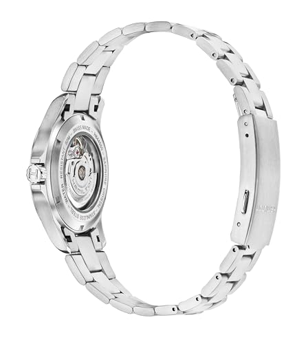 Hamilton Khaki Field King Automatic Men's Watch, 40mm Stainless Steel Case, Swiss Made, Black Dial Analog Wrist Watch for Men, 50m Waterproof, Sapphire Crystal, Stainless Steel Strap