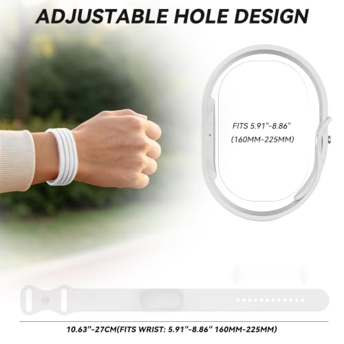 Soft Silicone Sport Band for Fitbit Air, Adjustable Replacement Strap