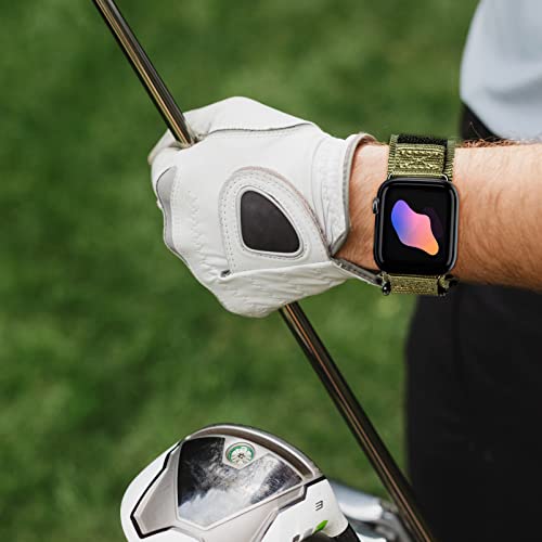 SMITHA Sport Nylon Replacement Band for Apple Watch, Unisex, 42mm/44mm/45mm/49mm, Breathable, Rugged, Stylish, Suitable as Gift