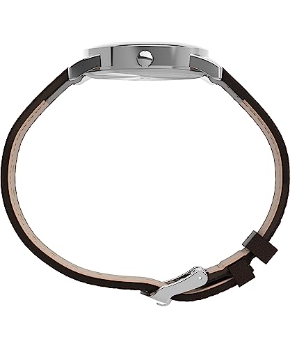 Timex Men's Easy Reader 35mm Watch - Black Strap Blue Dial Silver-Tone Case