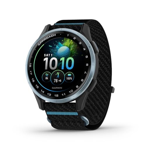Garmin Approach® J1, Junior Golf Watch with GPS, Bright and Colorful Display, Tee-Off Guidance, Essential Features for Learning and Improving, Black