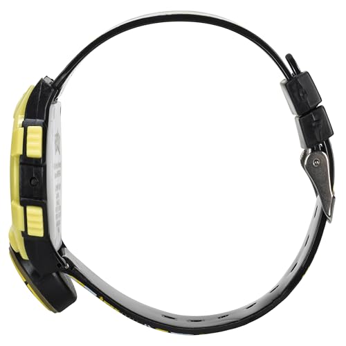 Pokémon Kids Watch – Pikachu Dial, Comfy Strap, Adjustable Fit, Flashing Lights – Pokémon Watch for Boys & Girls– 5.5" to 8"