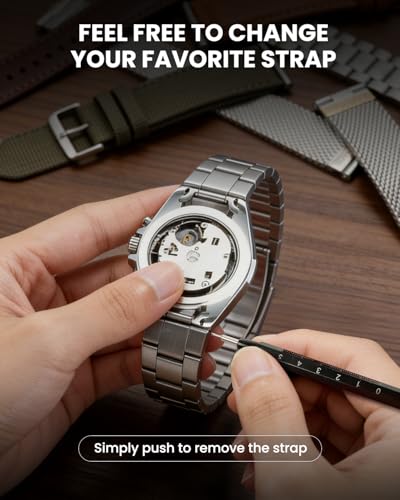 【New Upgraded】Eventronic Watch Repair Kit Professional 154PCS, Watch Link Removal Kit, Watch Battery Replacement Tool Kit & Strap Adjustment, Watch Tool Kit, Watch Band Pin Tool with Carrying Case