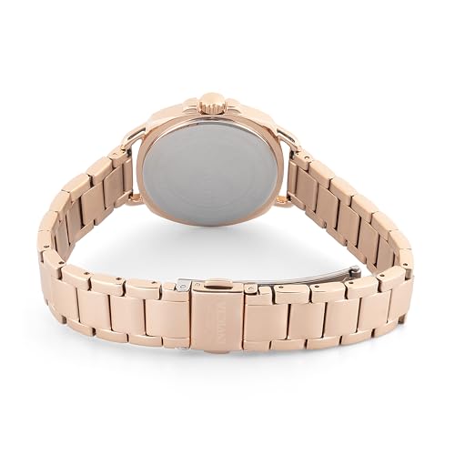 Invicta Lady's Wildflower 32mm Stainless Steel Quartz Watch, Rose Gold (Model: 46343)
