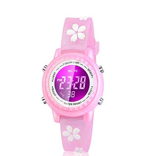 Viposoon 3D Kids Waterproof Watch - Toy for 4-8 Year Old Girls, Birthday Gift for 3-10 Year Olds