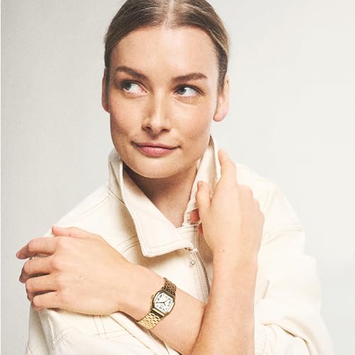 Fossil Women's Watch, Harlow Three-Hand Gold Stainless Steel Bracelet Watch for Women