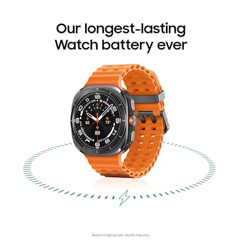 Samsung Galaxy Watch Ultra (2024) 47mm LTE AI Smartwatch w/Energy Score, Wellness Tips, Heart Rate Tracking, Sleep Monitor, Fitness Tracker, GPS, Titanium Gray [US Version, 1Yr Manufacturer Warranty]