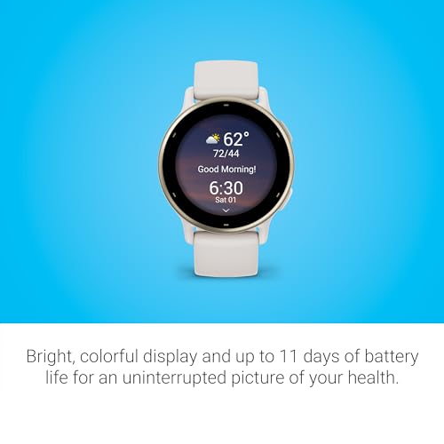 Garmin vívoactive 5, Health and Fitness GPS Smartwatch, AMOLED Display, Up to 11 Days of Battery (Renewed)