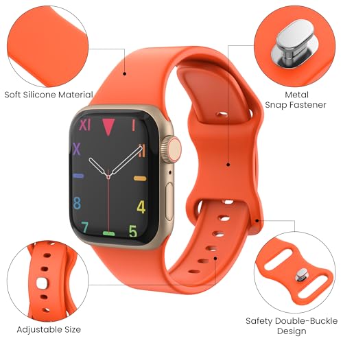 Kounlsyam 18 Pack Bands Compatible with Apple Watch Band 49mm 46mm 45mm 44mm 42mm 41mm 40mm 38mm for Women Men, Sport Silicone Breathable Strap for iWatch Series Ultra 11 10 9 8 SE 7 6 5 4 3 2 1
