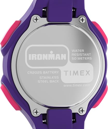 Timex Women's Ironman Triathlon Essential 30 34mm Watch - Purple Strap Digital Dial Purple Case