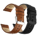 Fullmosa 20mm Quick Release Leather Watch Bands for Garmin Samsung Galaxy