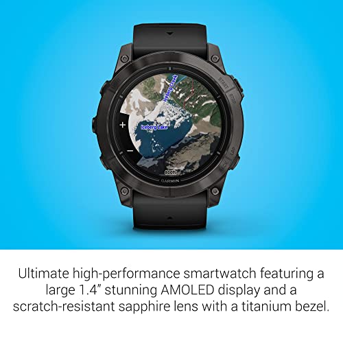 Garmin epix Pro (Gen 2) Sapphire Edition, 51mm, High Performance Smartwatch, Advanced Training Technology, Built-in Flashlight, Black (Renewed)