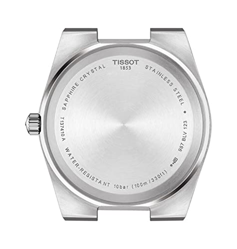 Tissot mens PRX 316L stainless steel case Dress Watch Grey T1374101103100