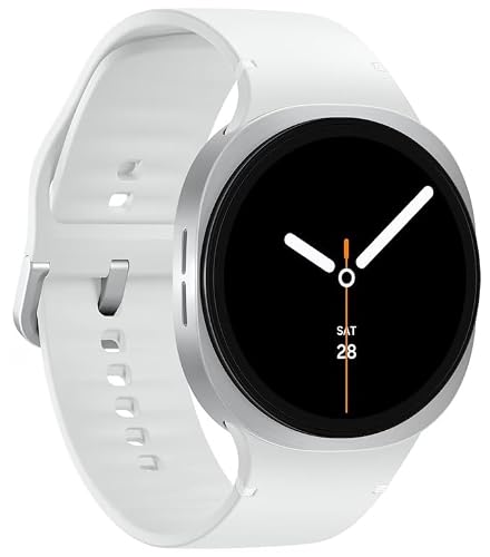 Samsung Galaxy Watch 8 (2025) 40mm LTE Smartwatch, Cushion Design, Fitness Tracker, Sleep Coaching, Running Coach, Energy Score, Heart Rate Tracking, Silver [US Version] (Renewed)