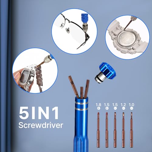 EasyTime Watch Battery Replacement Kit: Professional Watch Repair Tools Set
