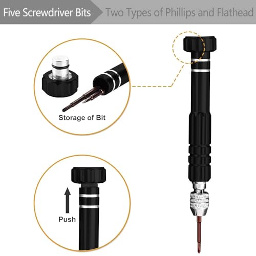EasyTime Watch Repair Tool Kit: Link Back Pin Removal & Battery Replacement
