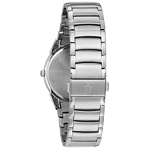 Bulova Men's 3-Hand Calendar Date Quartz Watch, Patterned Dial, 38mm Style: 96B015