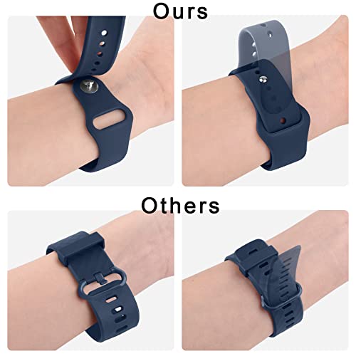 Meliya Bands Compatible with 20mm Watch Bands, Quick Release Soft Silicone Sport Replacement Strap for Smartwatch with 20mm Watch Lugs for Women Men