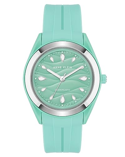 Anne Klein Women's Solar Recycled Ocean Plastic Band Watch, AK/3913