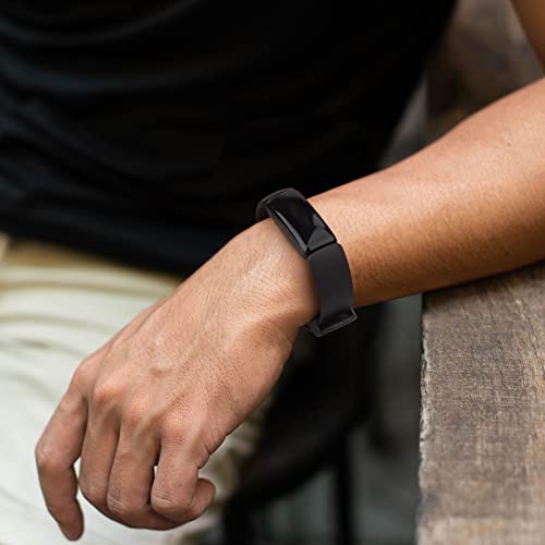 AK Band Compatible with Fitbit Inspire 2 Bands for Women Men, Adjustable Replacement Sport Wristbands Straps for Fitbit Inspire 2 / Ace 3 (Black)