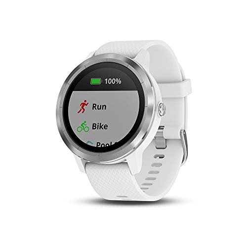 GARMIN - Smartwatch GARMIN Vivoactive 3 1,2' GPS Waterproof 5 ATM Glonass White Stainless steel (Renewed)