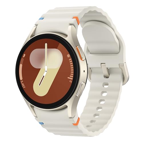 SAMSUNG Galaxy Watch 7 40mm Bluetooth AI Smartwatch w/Energy Score, Wellness Tips, Heart Rate Tracking, Sleep Monitor, Fitness Tracker, 2024, SM-L300NZECXAA Cream (Renewed)